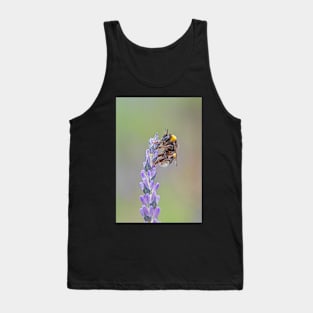 Bumblebee on a Lavender Flower Tank Top